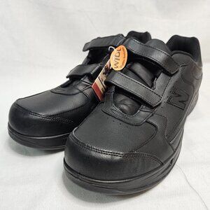 New Balance 576 Walking DSL2 MW576VK Laceless Black Sneaker Shoes Men's US 14 2E